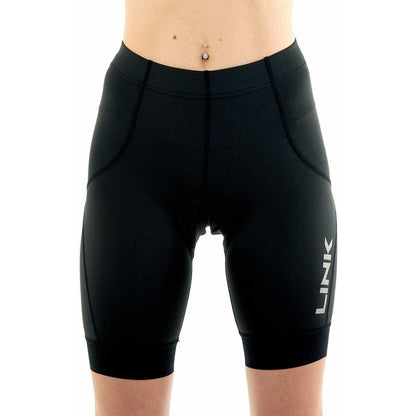 Link Ride Womens Cycling Short Tights - Black - Start Fitness