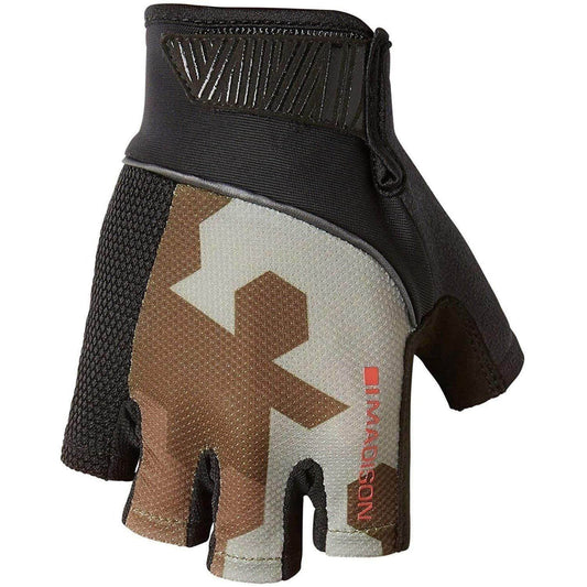 Madison Sportive Mens Fingerless Cycling Gloves - Green - Start Fitness