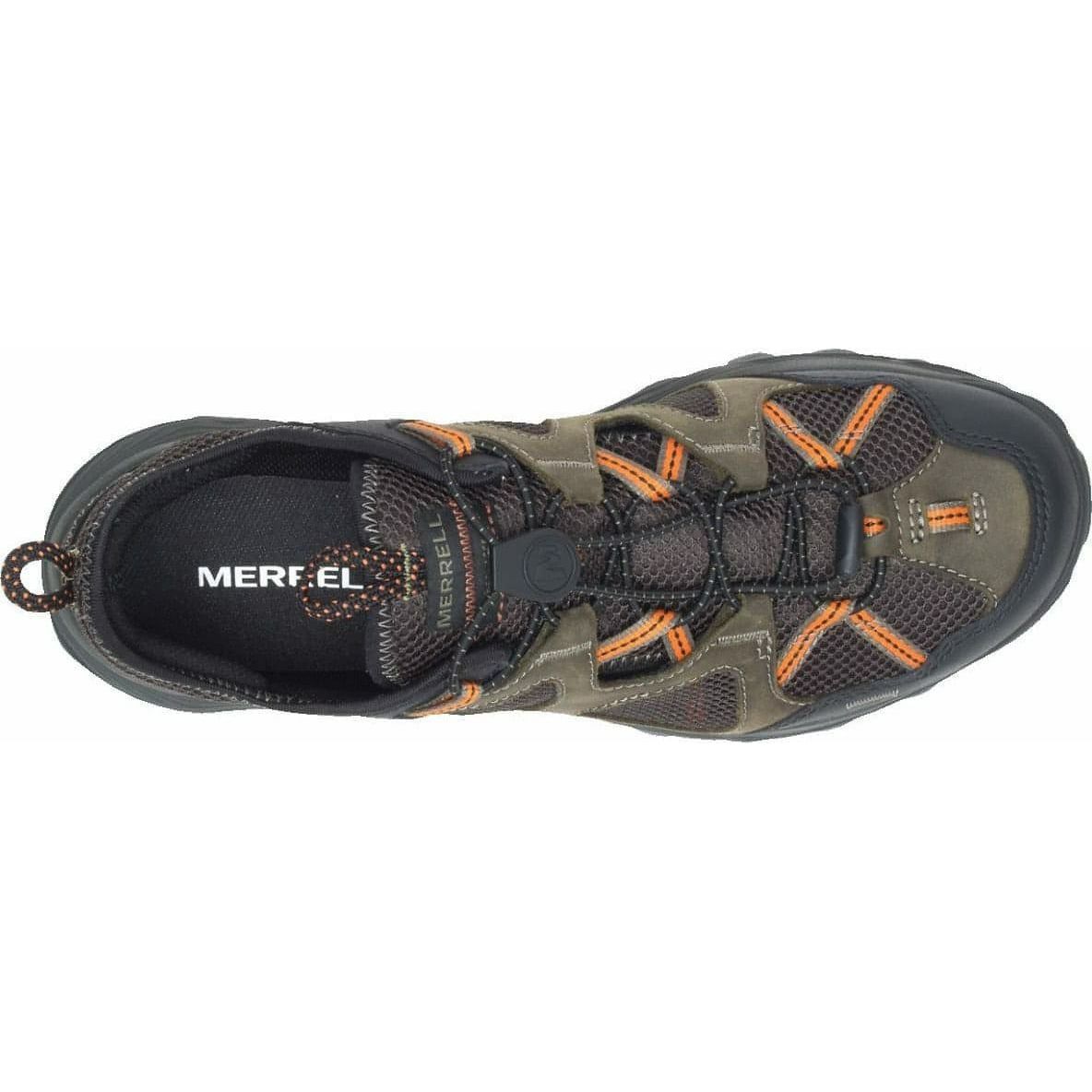 Merrell Speed Strike Leather Sieve Mens Sandals - Green - Start Fitness