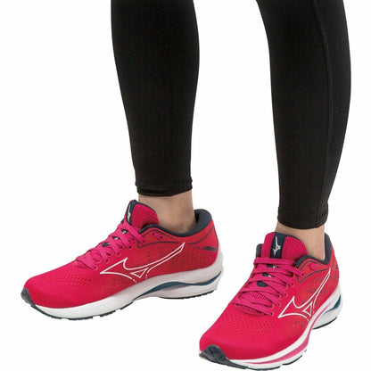 Mizuno Wave Rider 25 Womens Running Shoes - Pink - Start Fitness