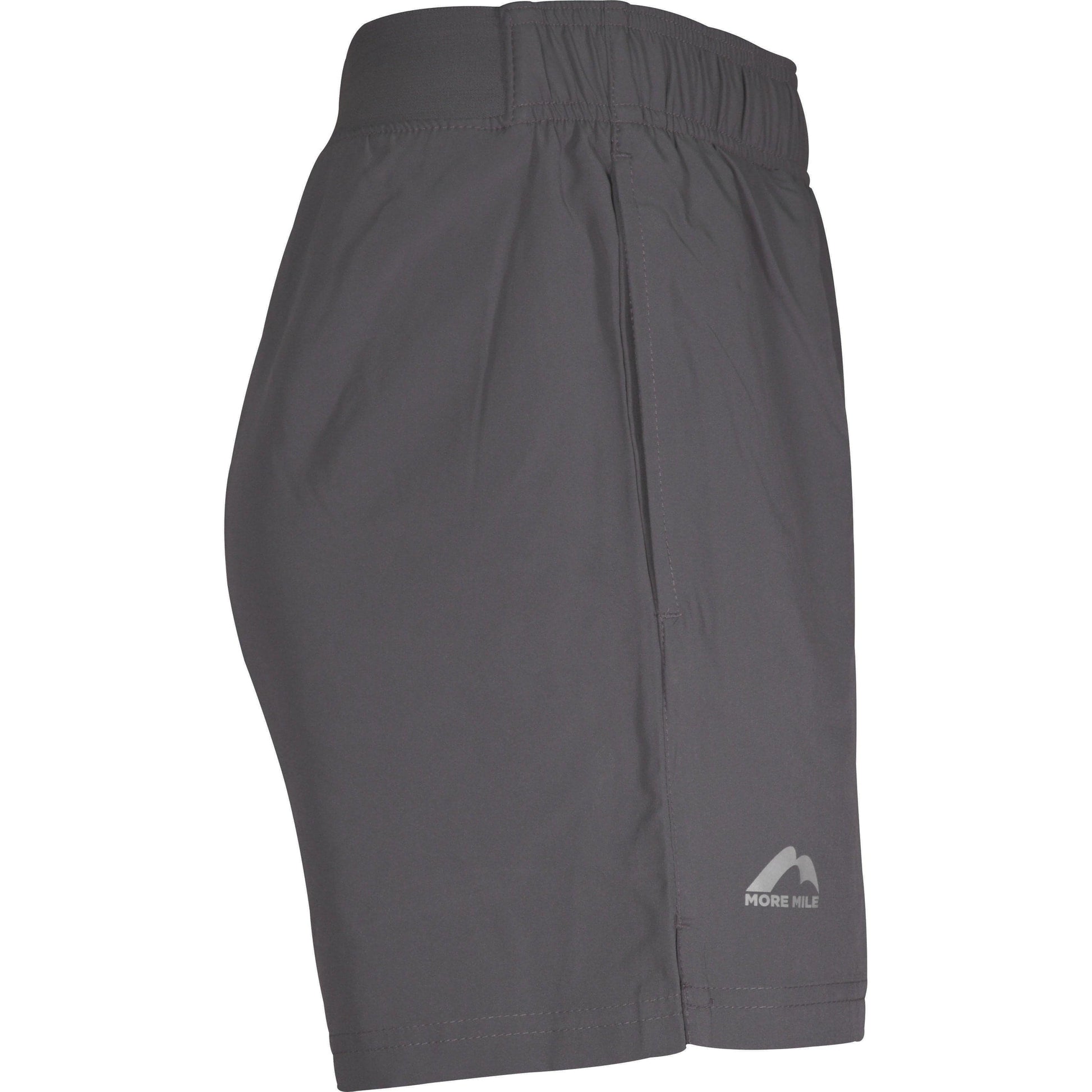 More Mile Active 5 Inch Mens Running Shorts - Grey - Start Fitness