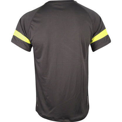 More Mile Active Mens Short Sleeve Running Top - Grey - Start Fitness