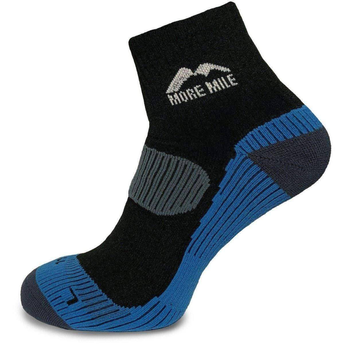 More Mile Cheviot Trail Running Socks - Black - Start Fitness