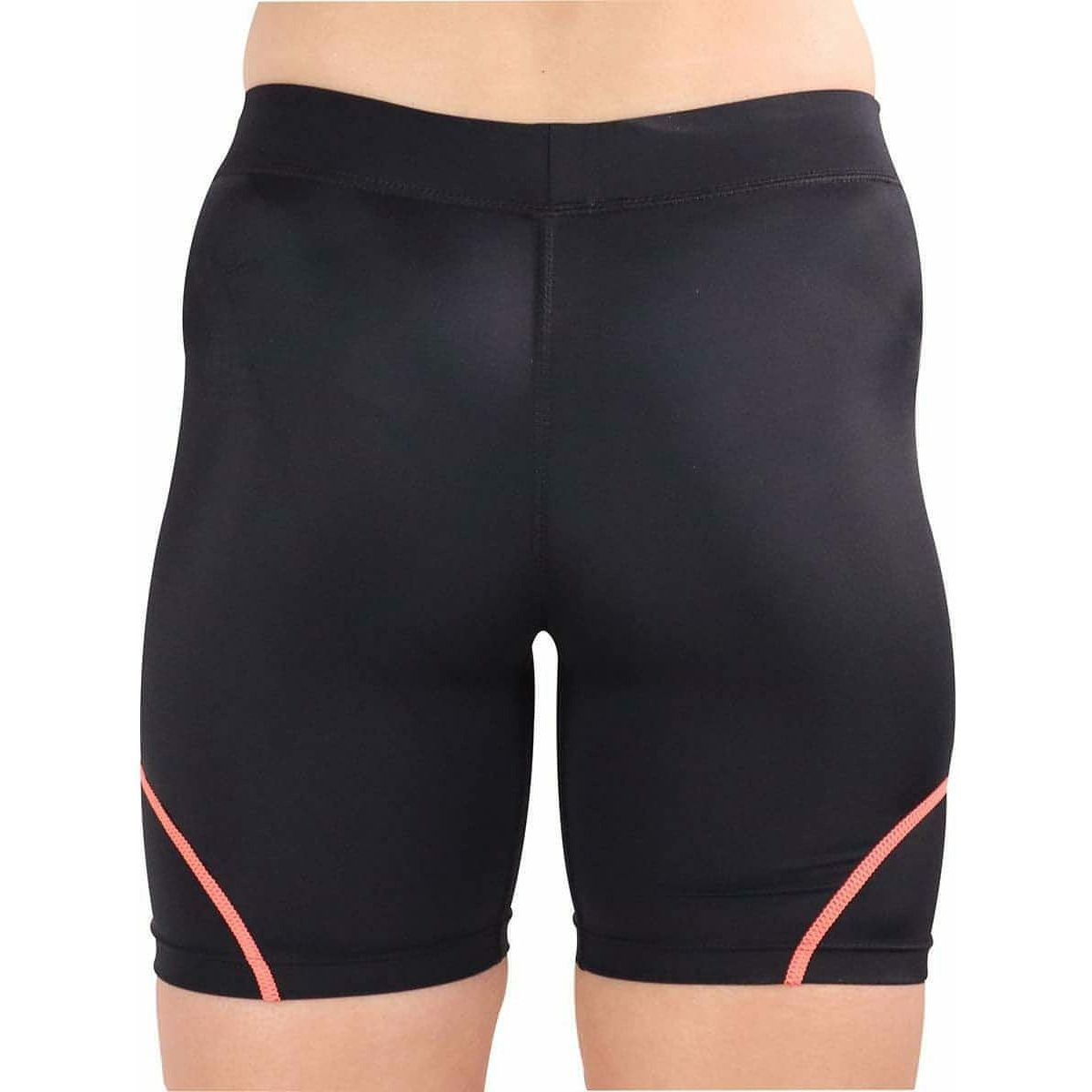 More Mile Compression Womens Short Running Tights - Black - Start Fitness