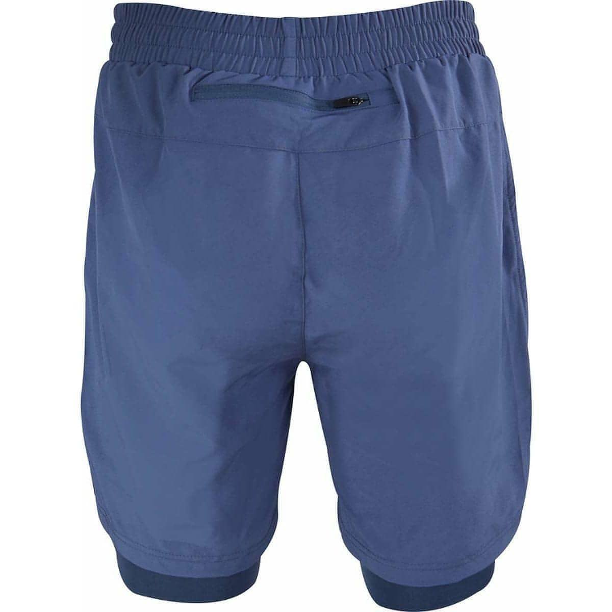 More Mile Core 2 In 1 Mens Running Shorts - Blue - Start Fitness