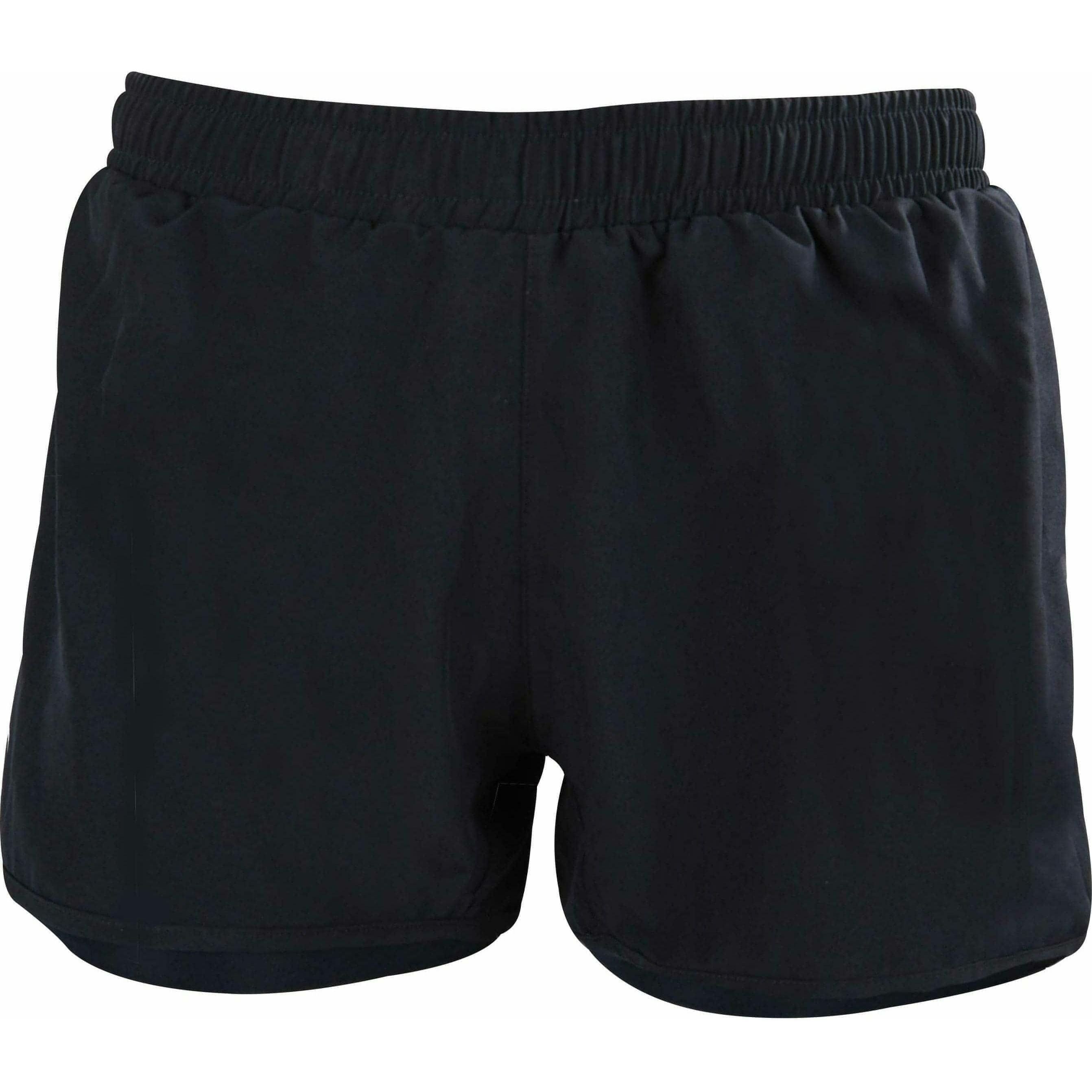 Running shorts black womens discount