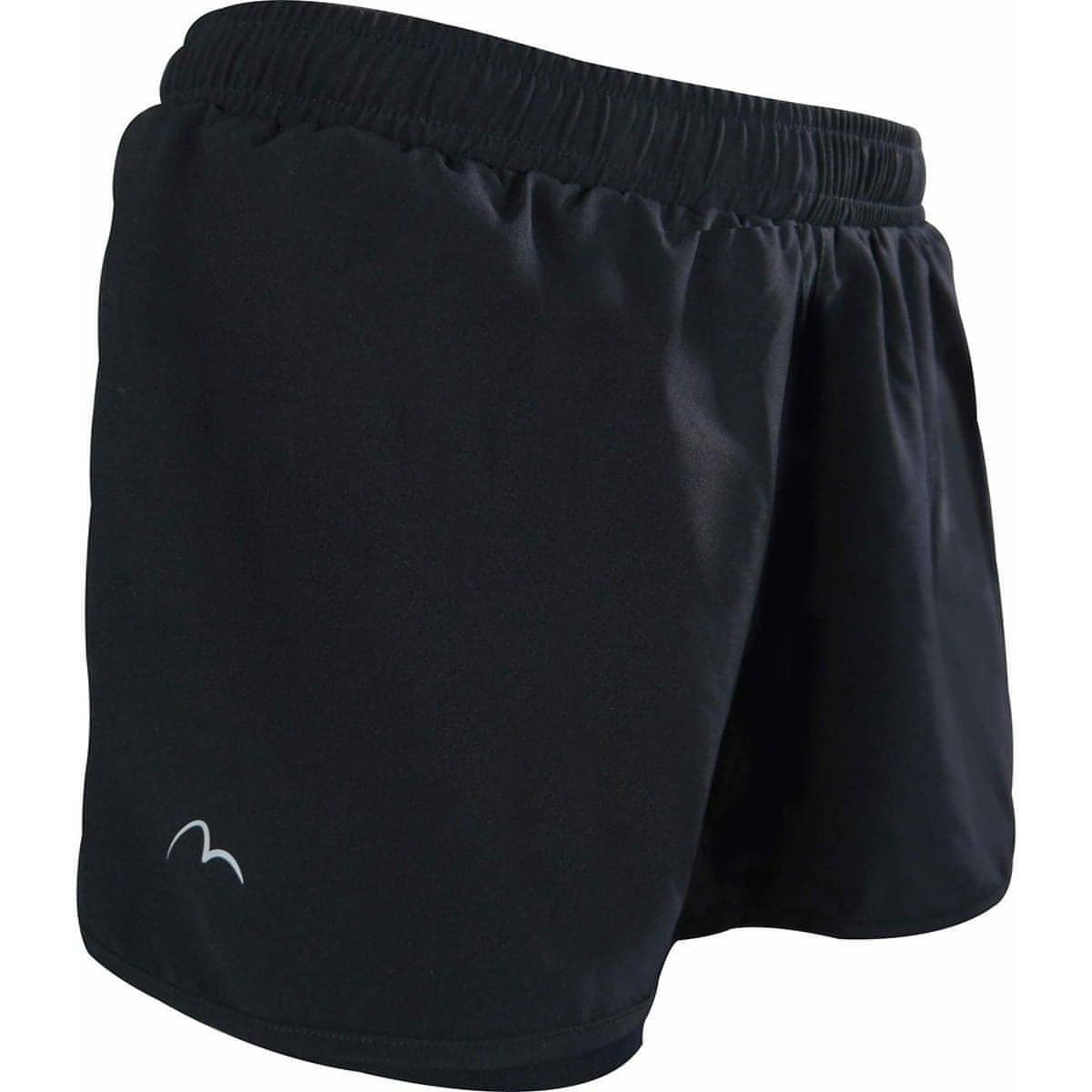 More Mile Core 2 In 1 Womens Running Shorts - Black - Start Fitness