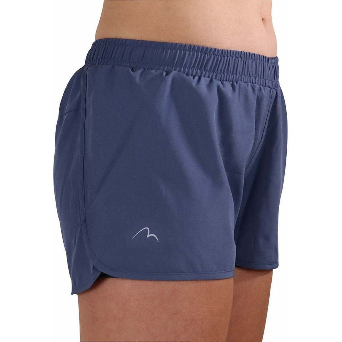 More Mile Core 2 In 1 Womens Running Shorts - Blue - Start Fitness