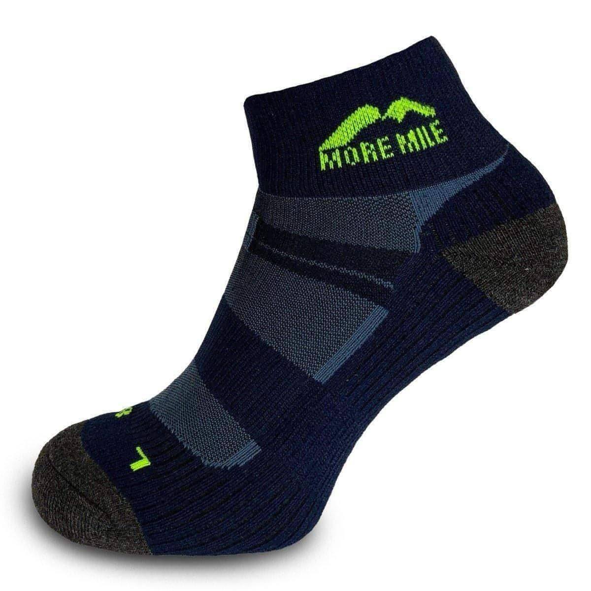 More Mile Endurance Running Socks Blue Start Fitness