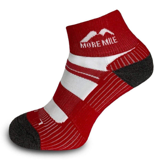 More Mile Endurance Running Socks - Red - Start Fitness