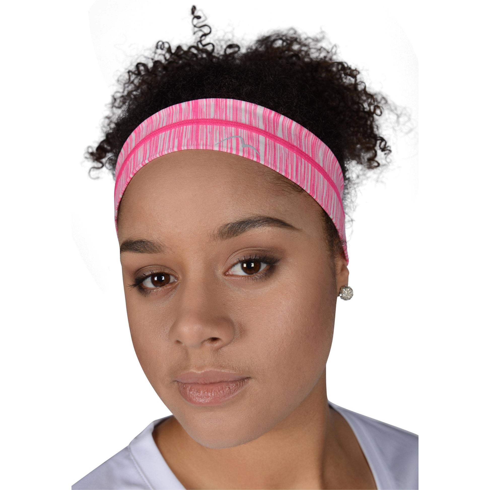 More Mile Flyaway Tamer Headband - Pink 5055604343843 - Start Fitness