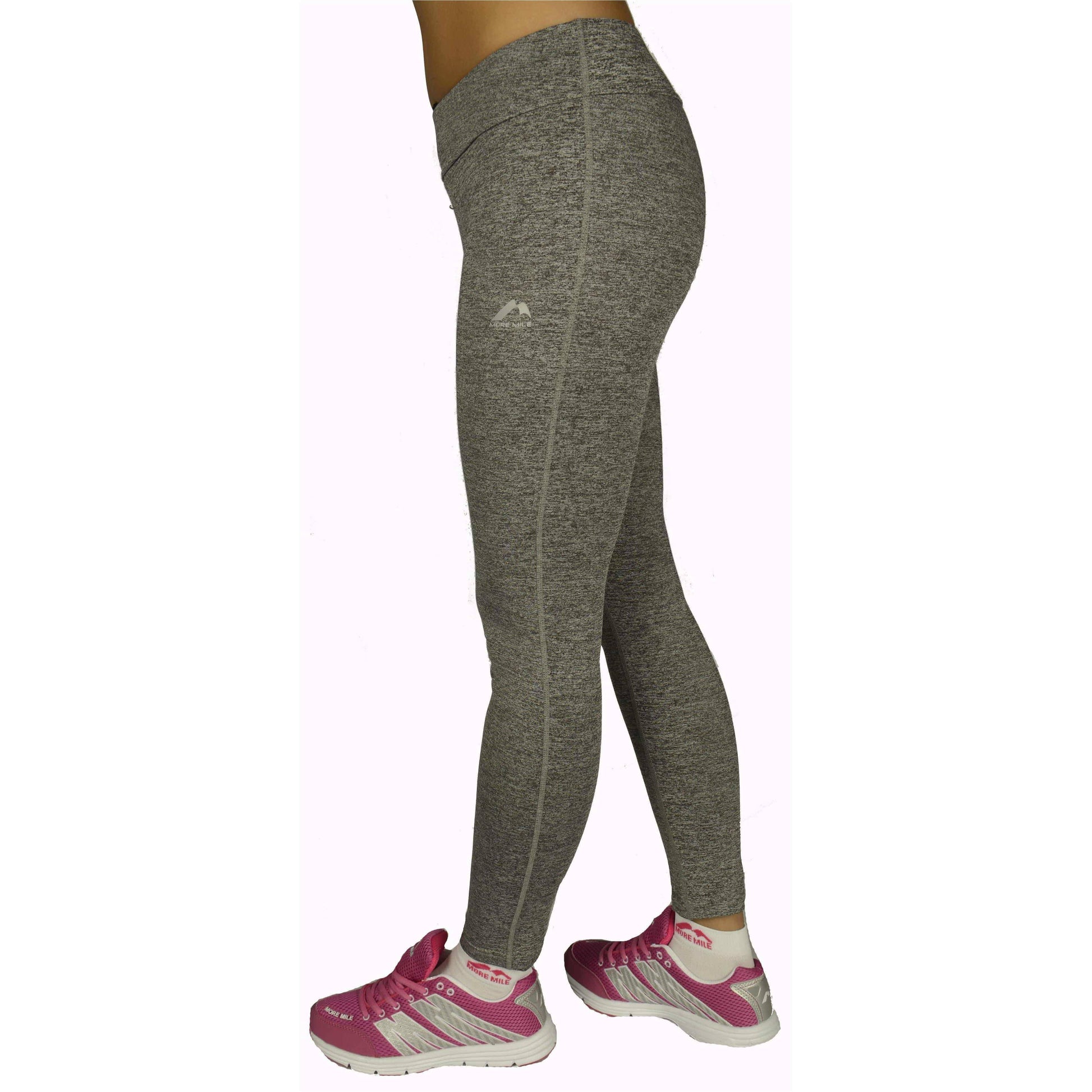 More Mile Heather Womens Training Pants - Grey - Start Fitness