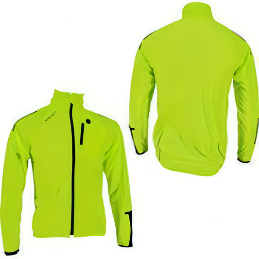 More Mile Junior Cycle Jacket - Yellow 5055604328390 - Start Fitness