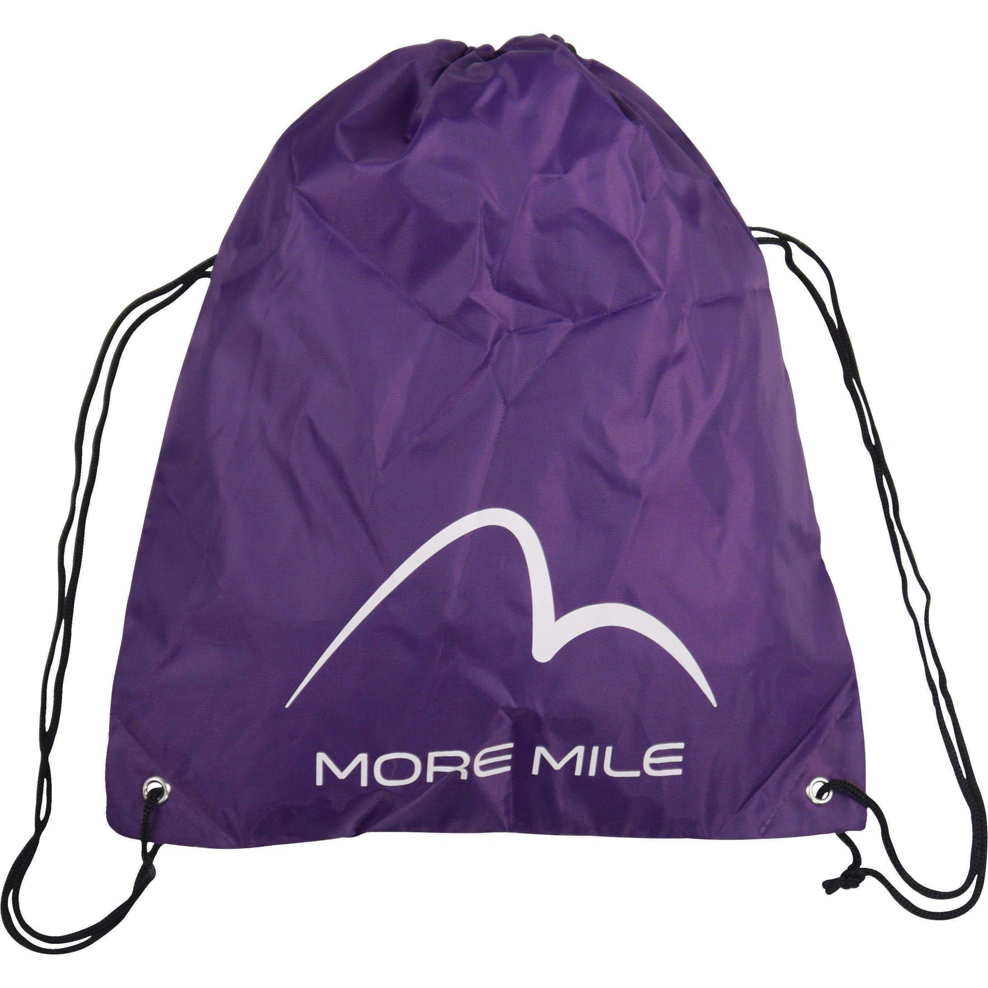 More Mile Logo Drawstring Gym Sack - Purple 5055604362561 - Start Fitness