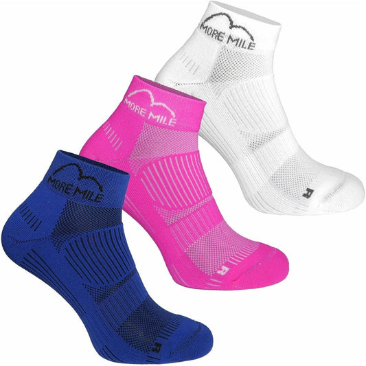 More Mile London 2.0 (3 Pack) Running Socks - Start Fitness