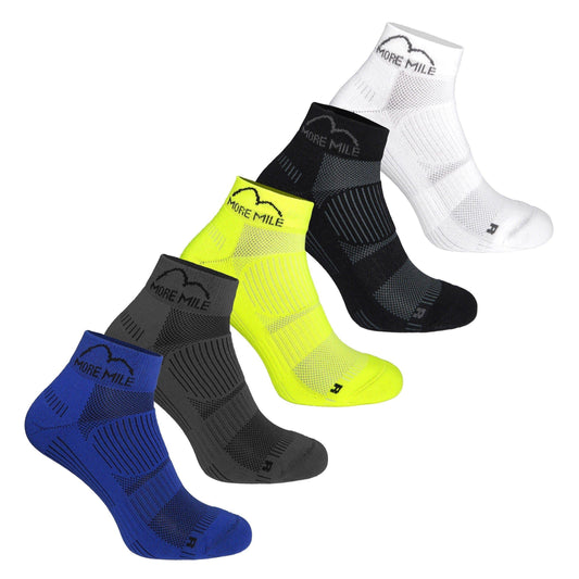 More Mile London 2.0 (5 Pack) Running Socks Eco Friendly - Start Fitness