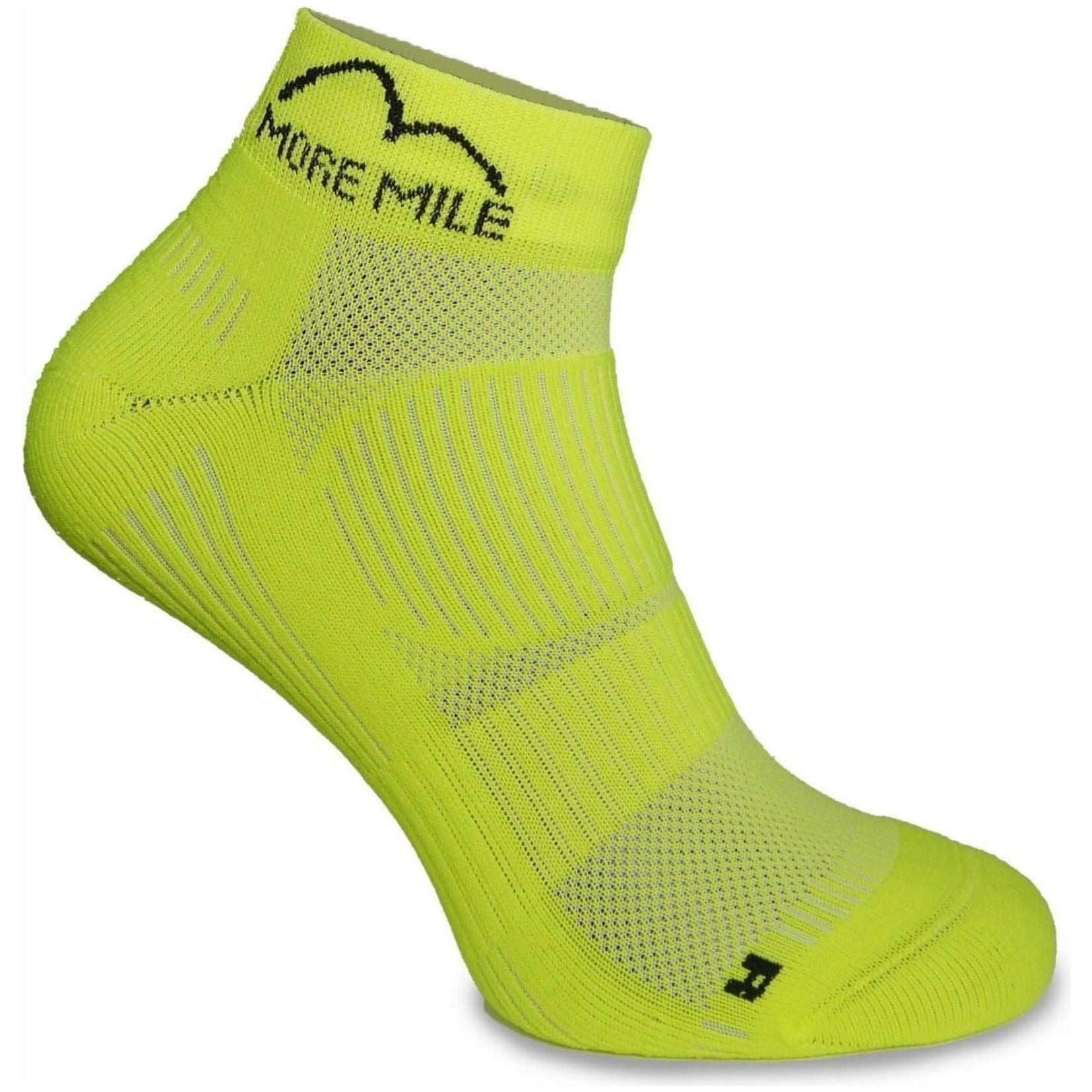 More Mile London 2.0 Eco Friendly Running Socks - Yellow - Start Fitness