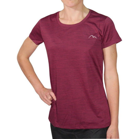 More Mile M-Tech Dry Girls Short Sleeve Running Top - Pink - Start Fitness