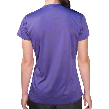 More Mile M-Tech Dry Girls Short Sleeve Running Top - Purple - Start Fitness