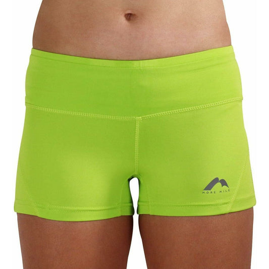 More Mile More-Tech Womens Running Shorts - Green - Start Fitness