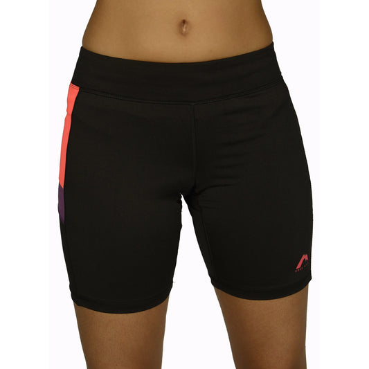 More Mile More-Tech Womens Short Running Tights - Black - Start Fitness