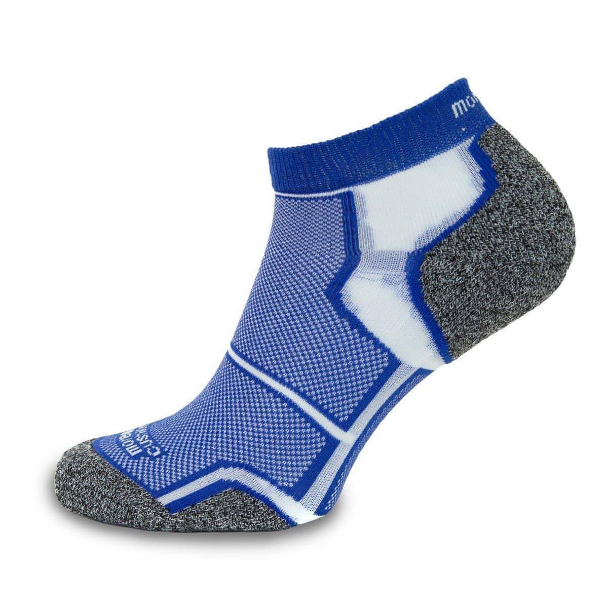 More Mile New York Cushioned Running Socks - Blue - Start Fitness
