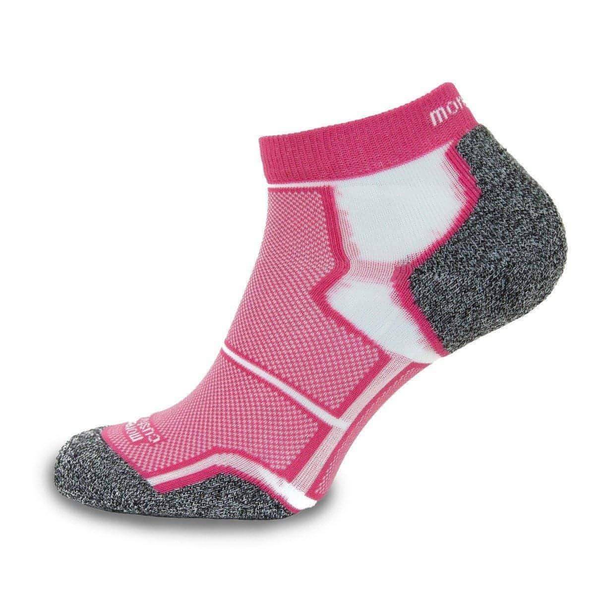More Mile New York Cushioned Womens Running Socks - Pink - Start Fitness