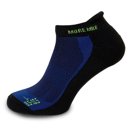 More Mile Pace Comfort Running Socks - Blue - Start Fitness