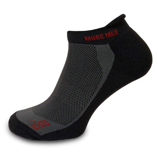 More Mile Pace Comfort Running Socks - Grey - Start Fitness