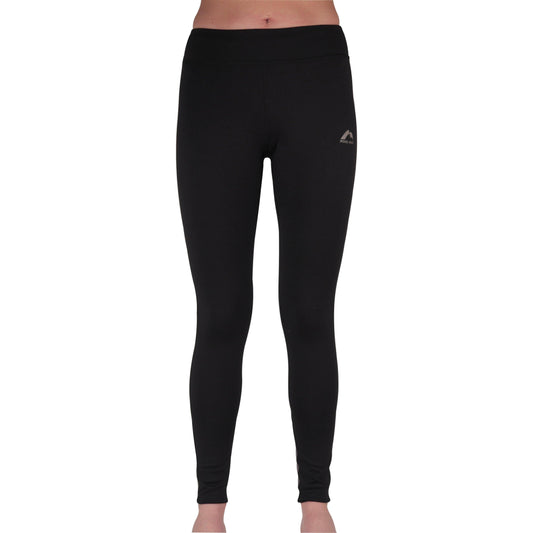 More Mile Power Long Womens Training Tights - Black - Start Fitness