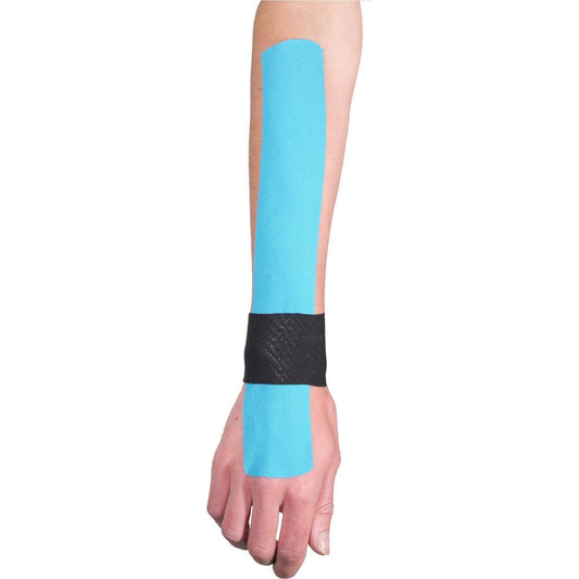 More Mile Pre-Cut Wrist Support Kinesiology Tape - Blue 5055604320653 - Start Fitness