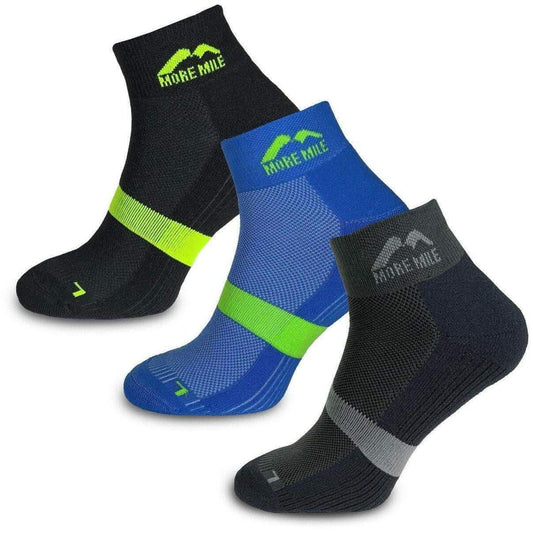 More Mile Preventer Double Layer (3 Pack) Running Socks - Start Fitness