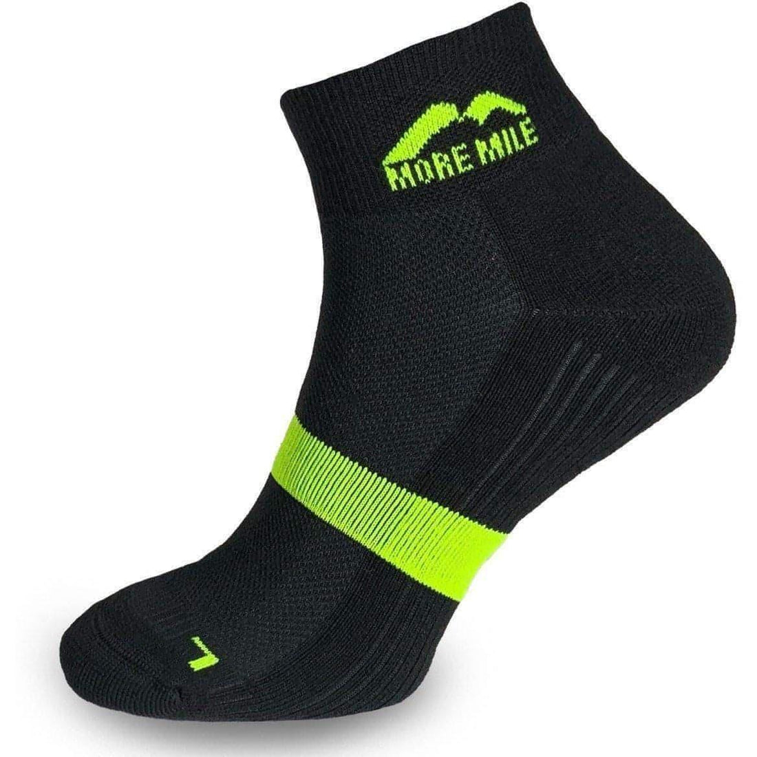 More Mile Preventer Double Layer Running Socks Black Start Fitness