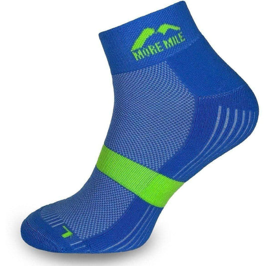 More Mile Preventer Double Layer Running Socks - Blue - Start Fitness