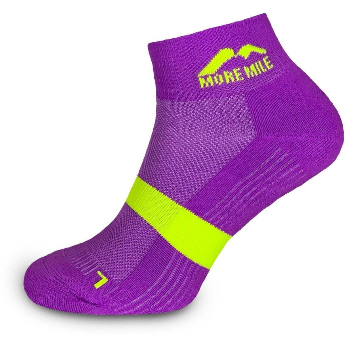 More Mile Preventer Double Layer Running Socks Purple Start Fitness