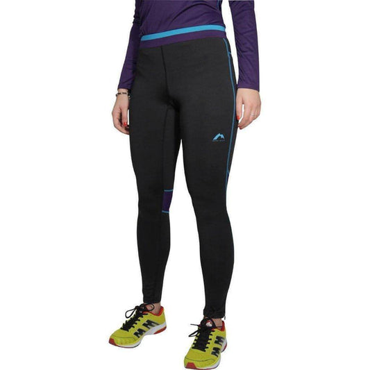 More Mile Prime Womens Long Running Tights - Black - Start Fitness