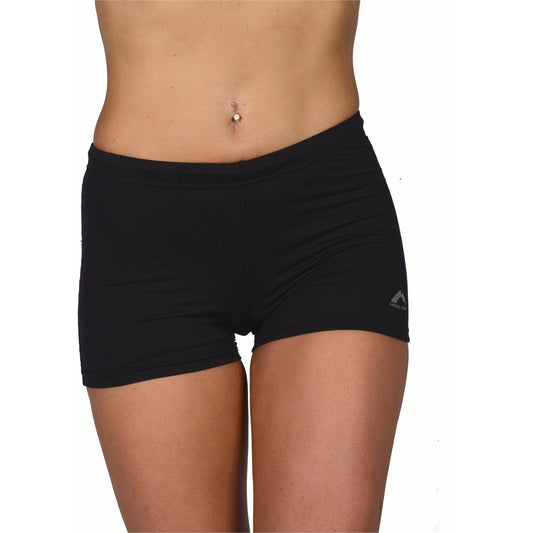 More Mile Racer Womens Running Short - Black 5060239546149 - Start Fitness