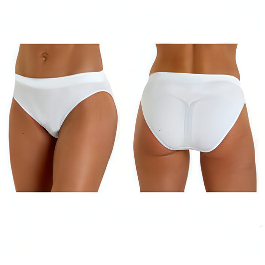 More Mile Rio Performance Seamless Womens Sports Briefs - White 5055604309757 - Start Fitness