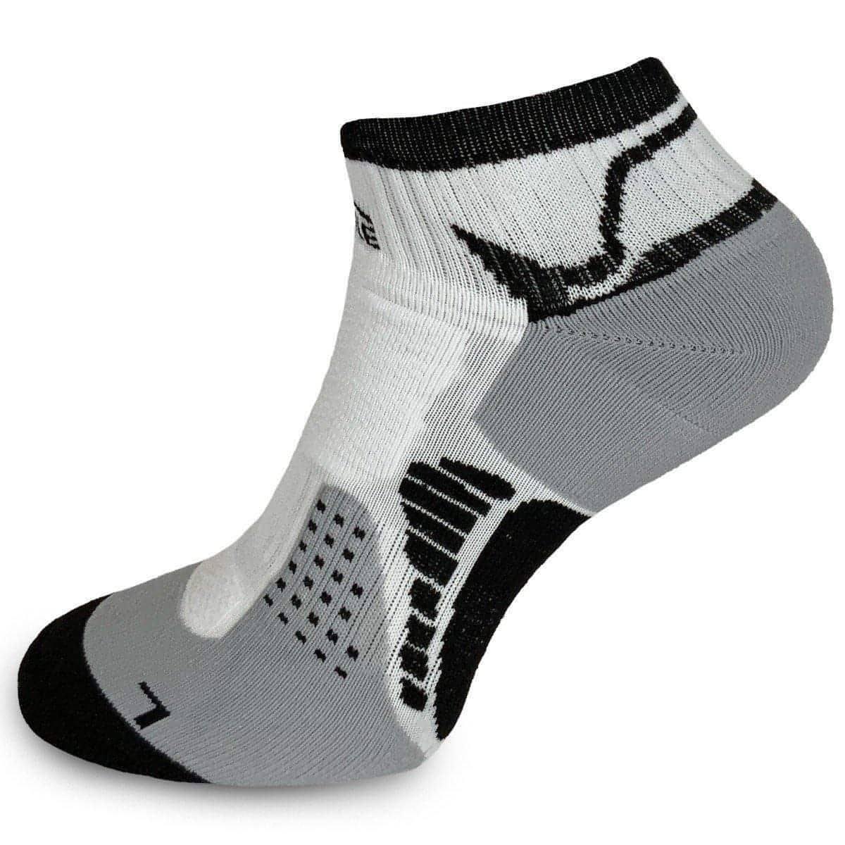 More Mile San Diego Running Socks - White - Start Fitness