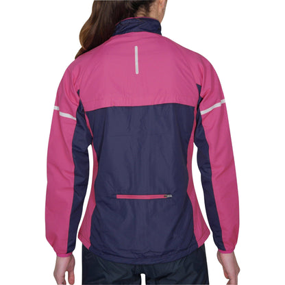 More Mile Select Woven Womens Running Jacket - Pink - Start Fitness