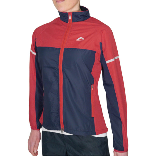 More Mile Select Woven Womens Running Jacket - Red - Start Fitness