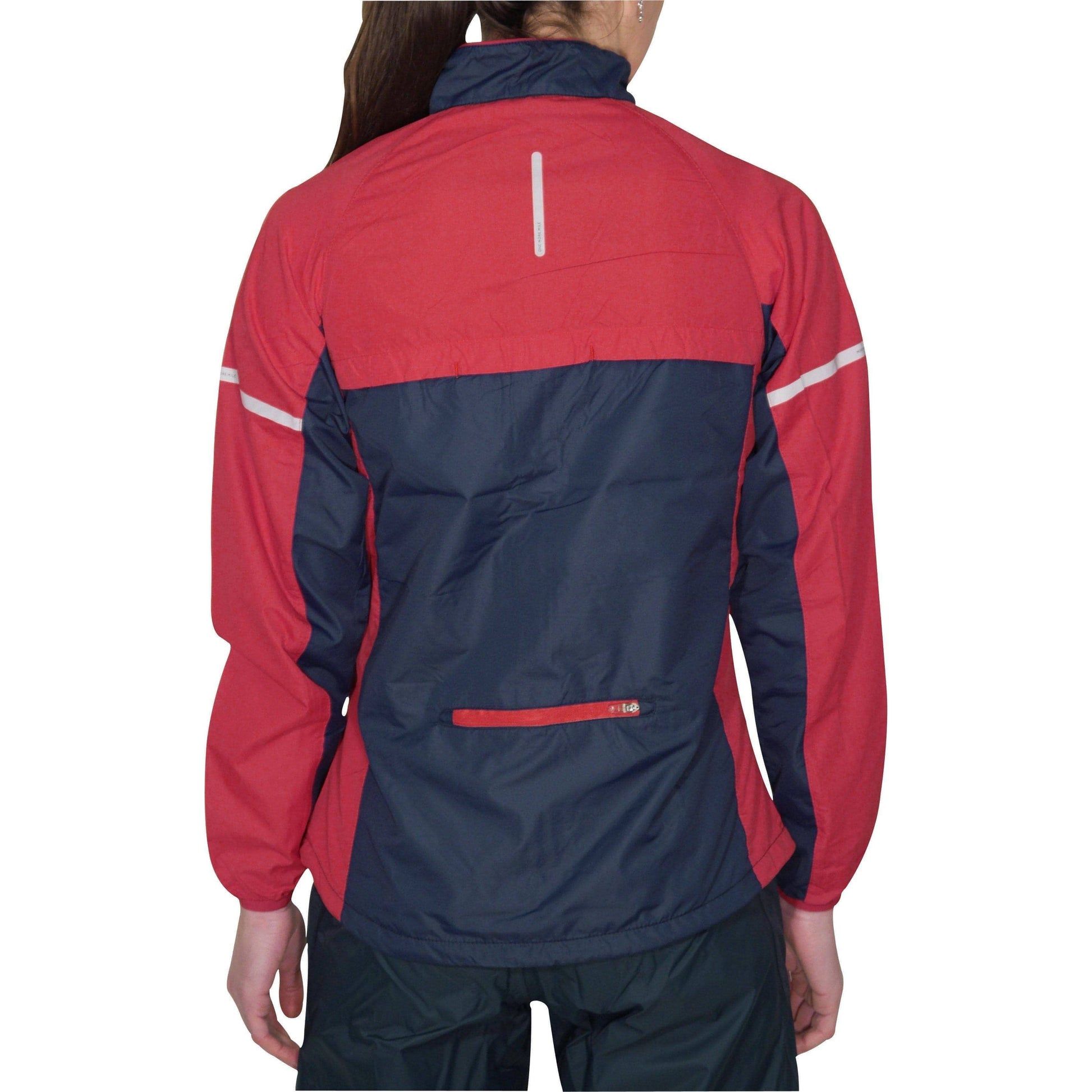 More Mile Select Woven Womens Running Jacket - Red - Start Fitness
