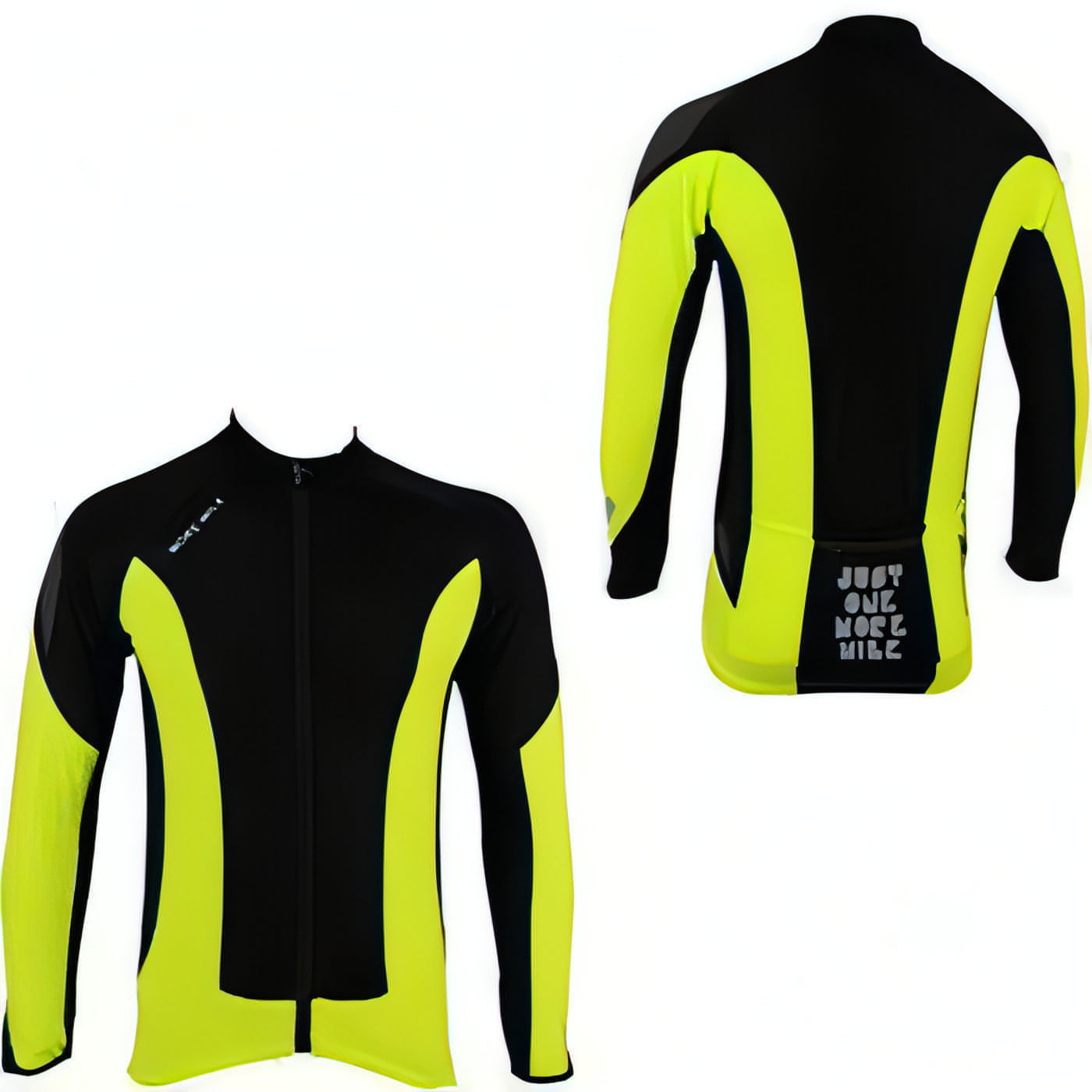 More Mile Thermal Long Sleeve Junior Cycle Jersey - Yellow 5055604328345 - Start Fitness
