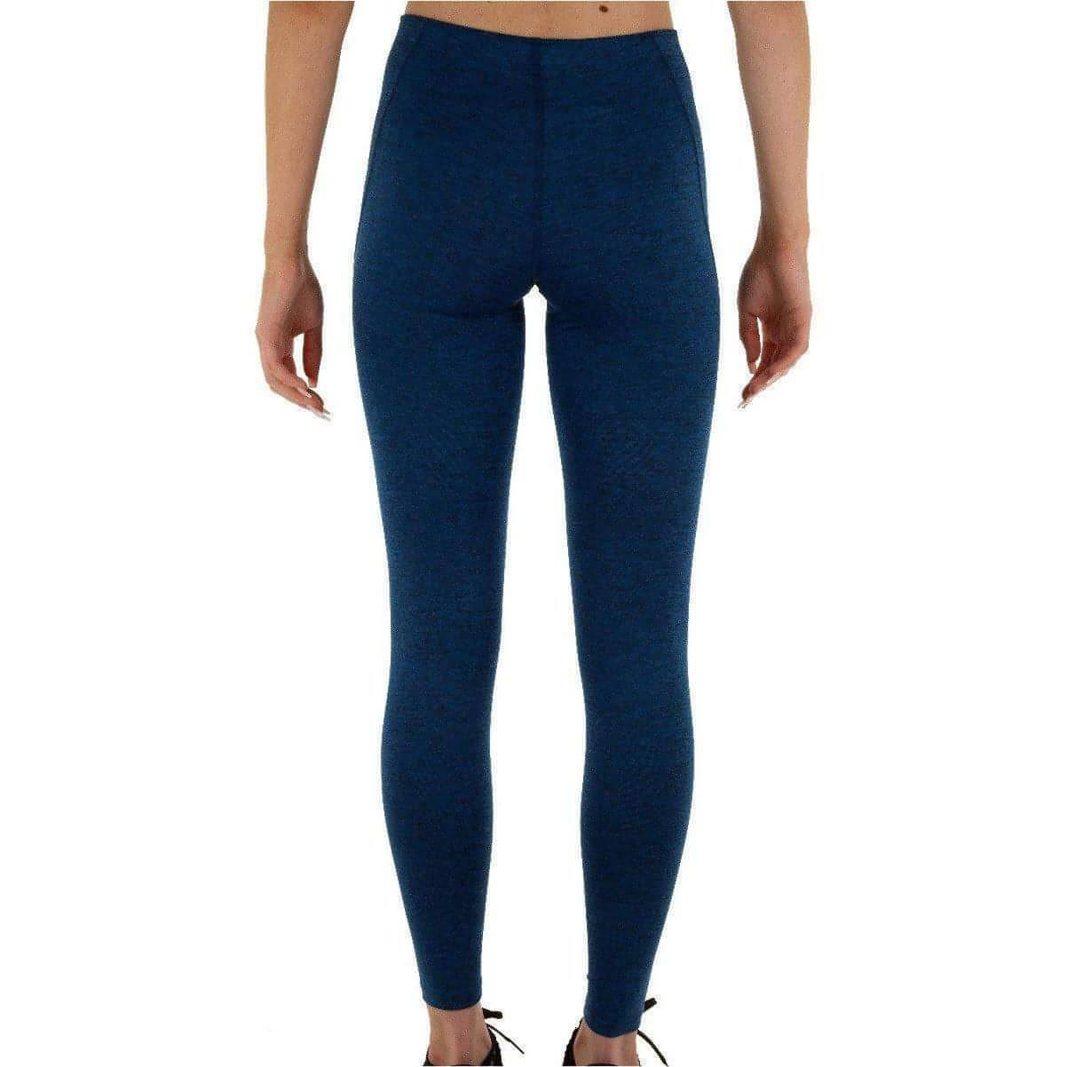 More Mile Train To Run Womens Long Running Tights - Blue - Start Fitness