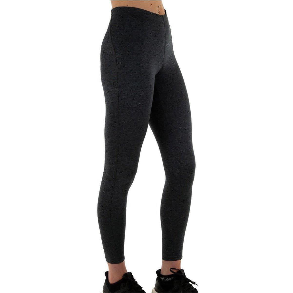 More Mile Train To Run Womens Long Running Tights - Grey - Start Fitness