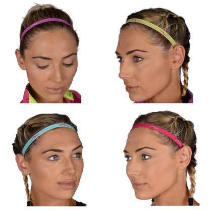 More Mile Tress Tamer Headbands (4 Pack) - Multi 5055604342853 - Start Fitness