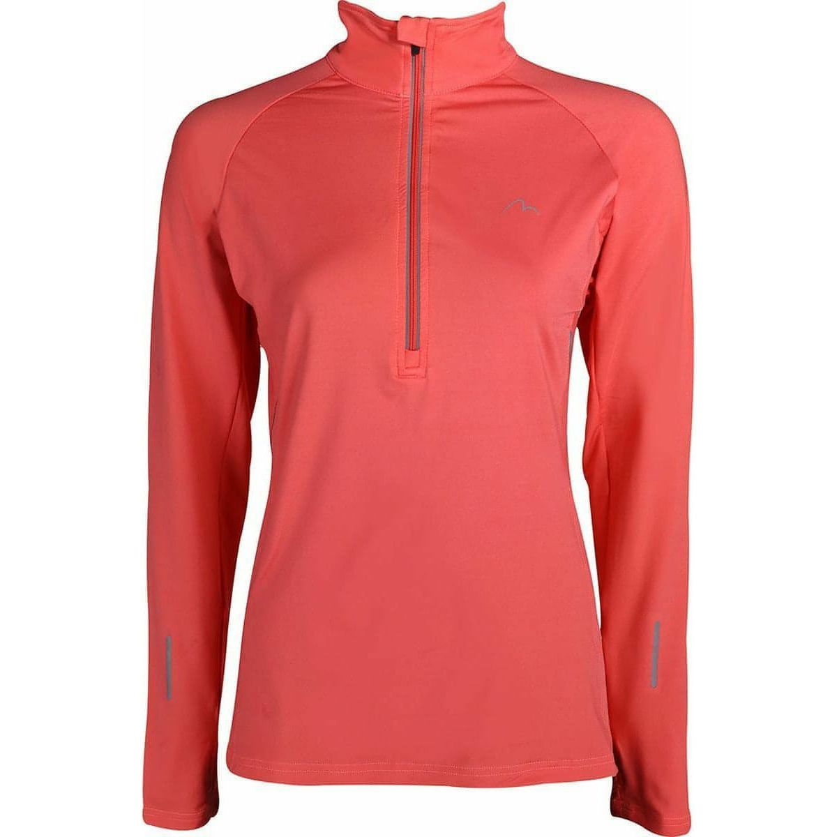 Pink half zip running top Outlet