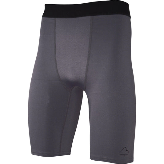 More Mile Warrior Baselayer Mens Training Short Tights - Grey - Start Fitness