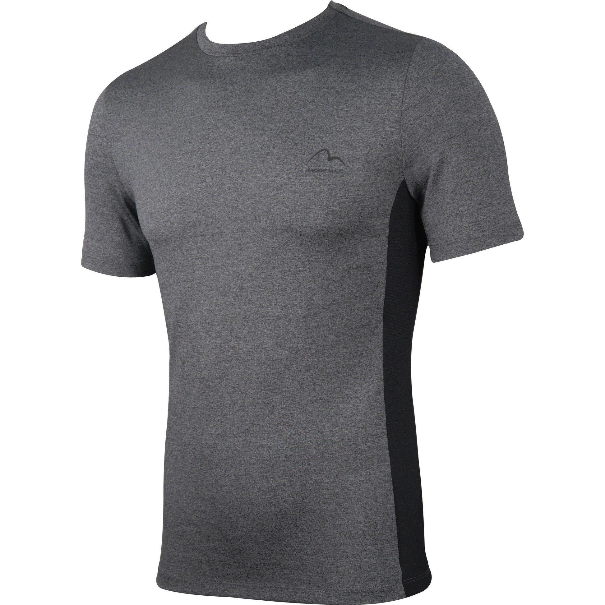 More Mile Warrior Short Sleeve Mens Fitted Training Top - Grey - Start Fitness