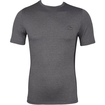 More Mile Warrior Short Sleeve Mens Fitted Training Top - Grey - Start Fitness